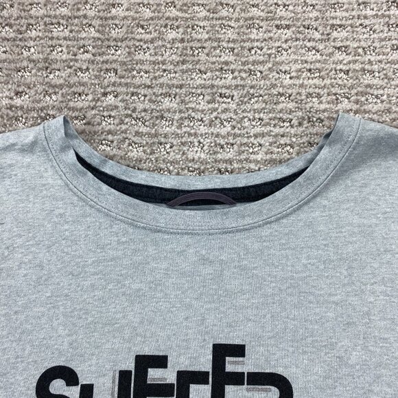 The Nort Face Shirt Men Extra Large XL Gray Suffer Now Summit Later - STAIN Look - Picture 5 of 9